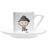 Da Oid Sinzer Goaßlschnoizer Espressotasse mit Untersetzer Sonntagshorn Front